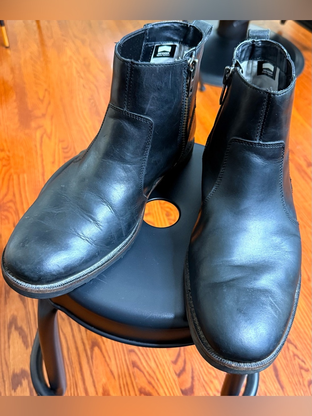 TIMBERLAND Black Leather Men's Chelsea Boots